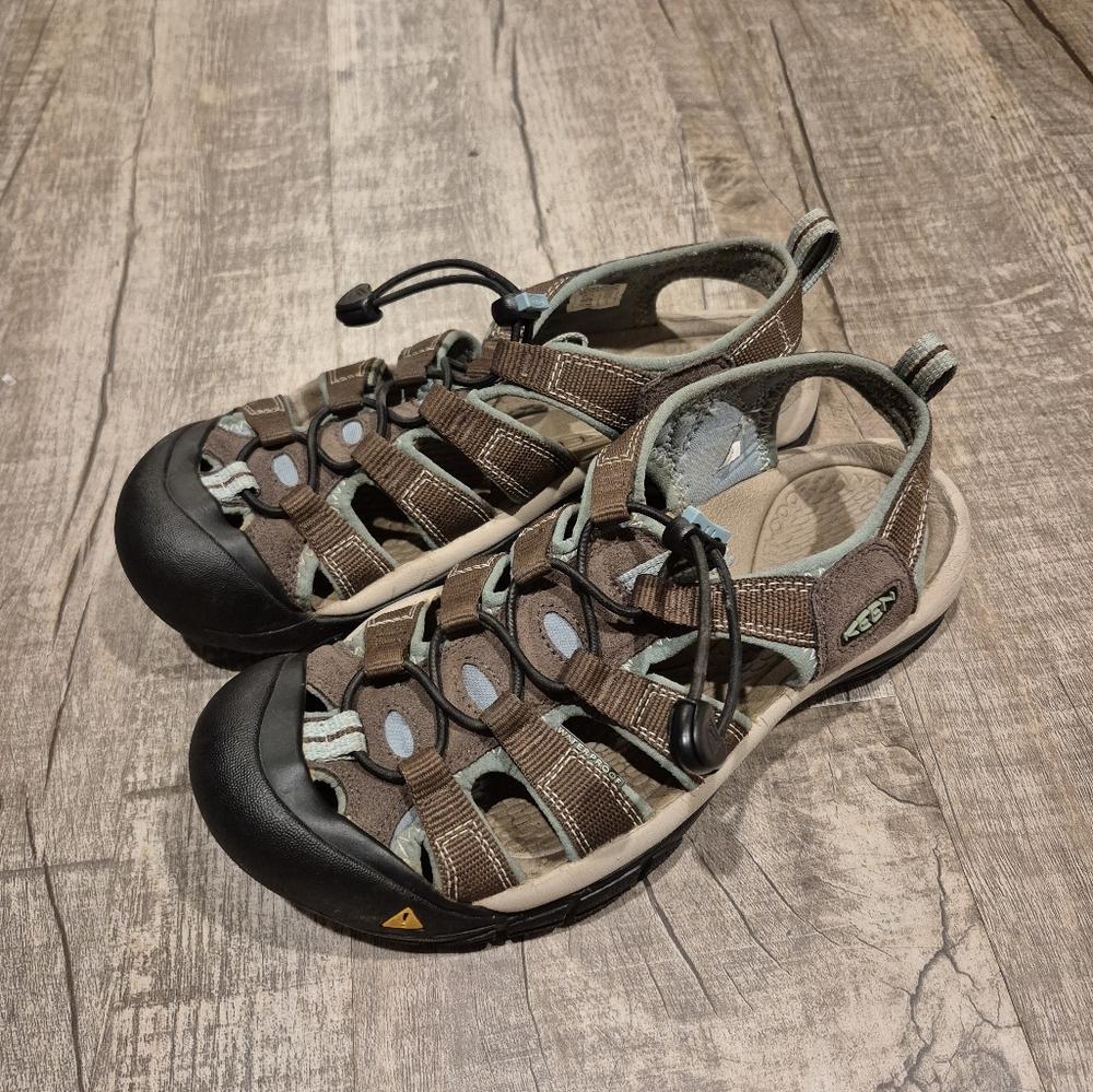 KEEN | Newport H2 Outdoor Sandals Womens Brown And Blue Size 7